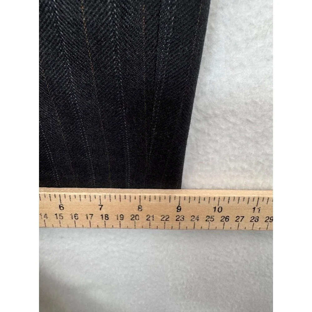 Banana Republic Modern fit‎ mens wool Trouser pants striped sz 35x34